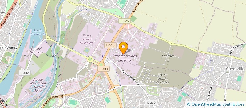 localisation de l'entreprise ACTUEL PHARM à COLOMBELLES