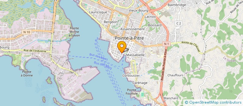 localisation de l'entreprise ACTUEL PHOTO BOX à POINTE-A-PITRE