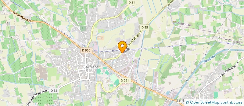 localisation de l'entreprise ACTUEL POSE à SARRIANS