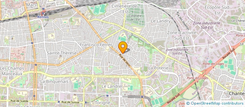 localisation de l'entreprise ACTUEL RENOV'  RENNES