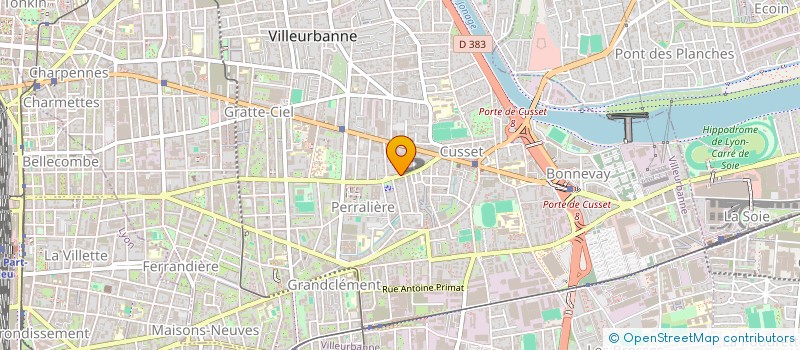 localisation de l'entreprise ACTUEL RENOVATION  VILLEURBANNE