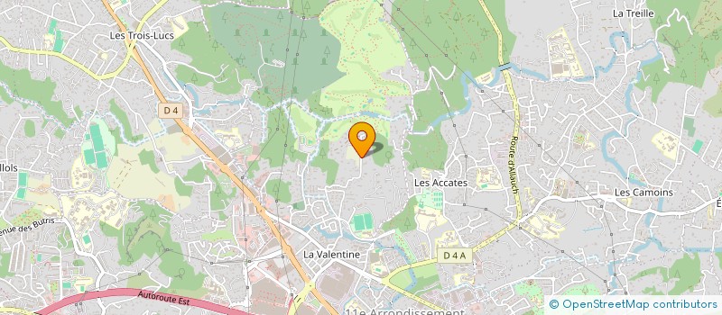 localisation de l'entreprise ACTUEL SARL à MARSEILLE