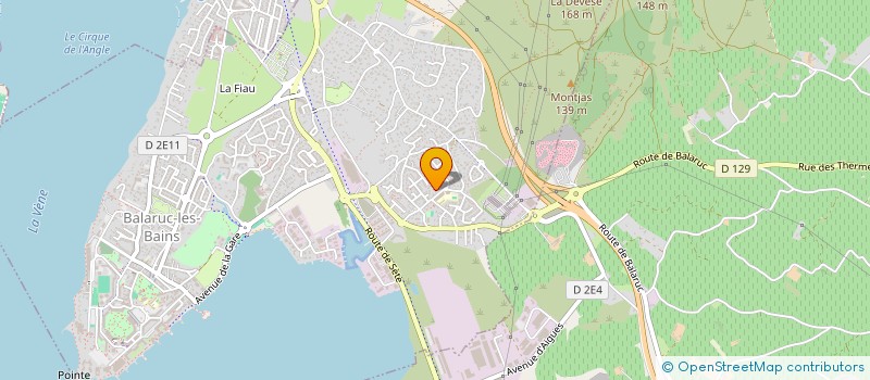 localisation de l'entreprise ACTUEL SERVICE à BALARUC-LES-BAINS