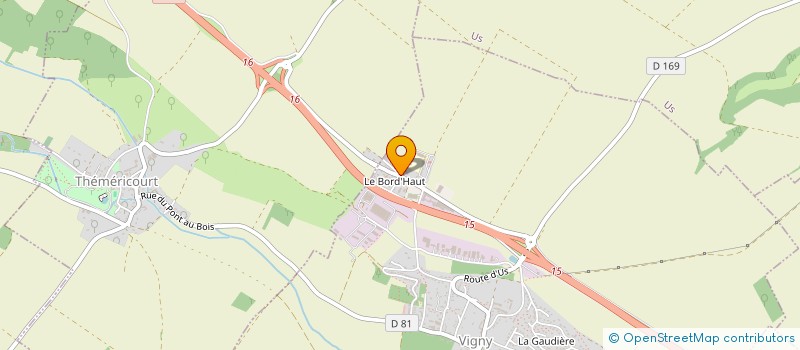 localisation de l'entreprise ACTUELLE à VIGNY