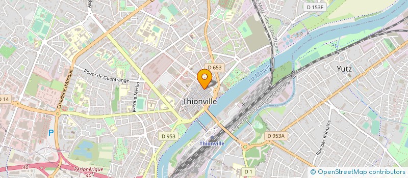 localisation de l'entreprise ACTUELLE à THIONVILLE