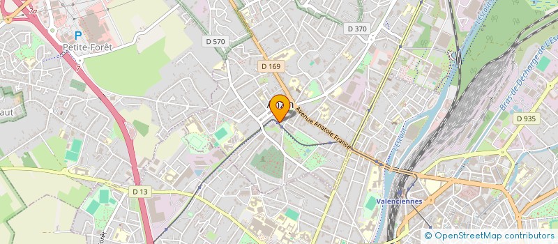 localisation de l'entreprise ACTUELLE MODE  ANZIN