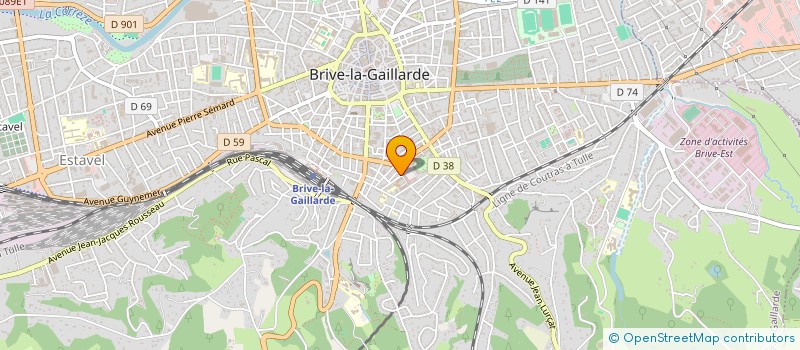 localisation de l'entreprise ACTUELLE PROTHESE à BRIVE-LA-GAILLARDE