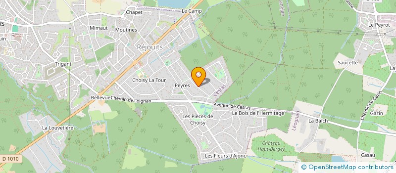 localisation de l'entreprise ACTUELLES FORMATIONS  CESTAS