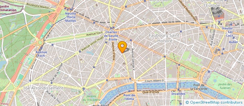 localisation de l'entreprise ACTUELO à PARIS
