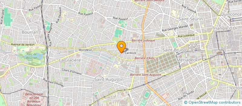 localisation de l'entreprise ACTULOG à BORDEAUX
