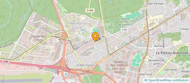 localisation de l'entreprise ACTUM à CLAMART