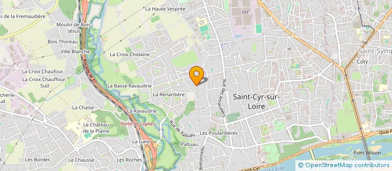 localisation de l'entreprise ACTUM TRANSITION  SAINT-CYR-SUR-LOIRE