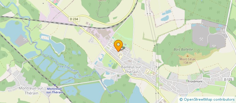 localisation de l'entreprise ACTUNEO à BAILLEUL SUR THERAIN
