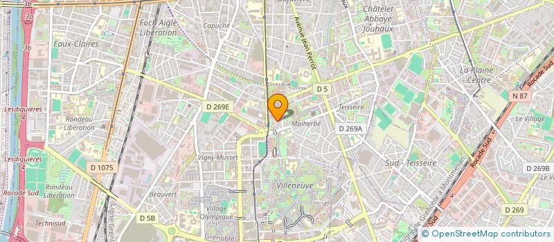 localisation de l'entreprise ACTUP CREATION à GRENOBLE