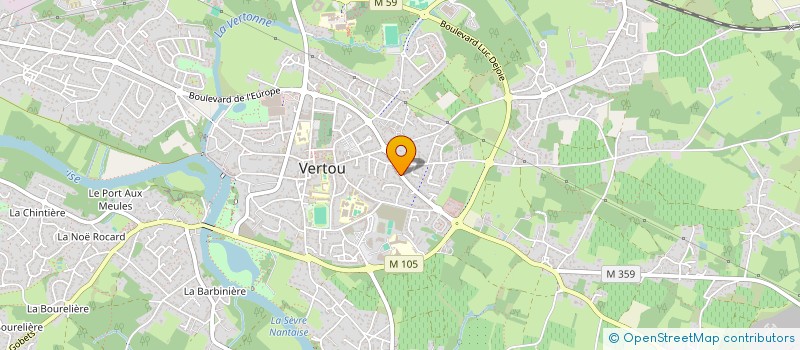 localisation de l'entreprise ACTURIUS  VERTOU