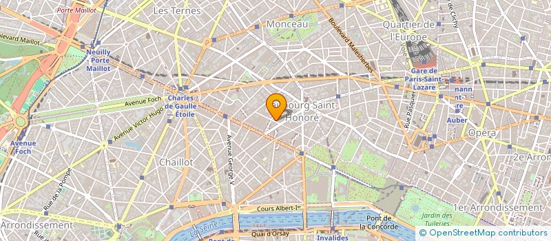 localisation de l'entreprise ACTUS FINANCE & COMMUNICATION  PARIS