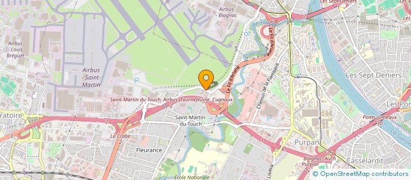 localisation de l'entreprise ACTUS.NET à TOULOUSE