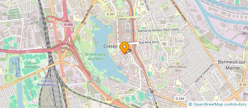 localisation de l'entreprise ACTUTECH  CRETEIL