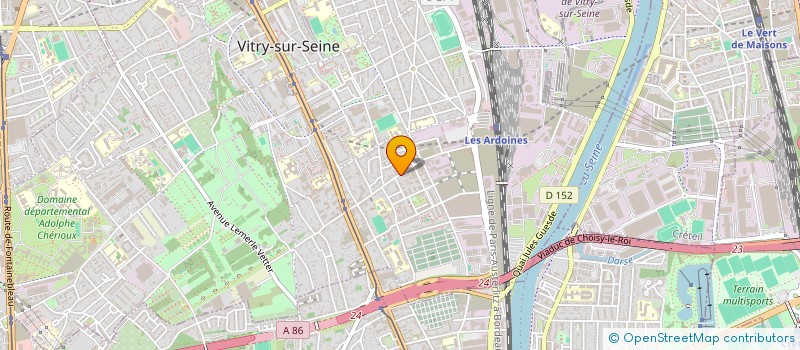 localisation de l'entreprise ACTWISE CONSULTING à VITRY-SUR-SEINE