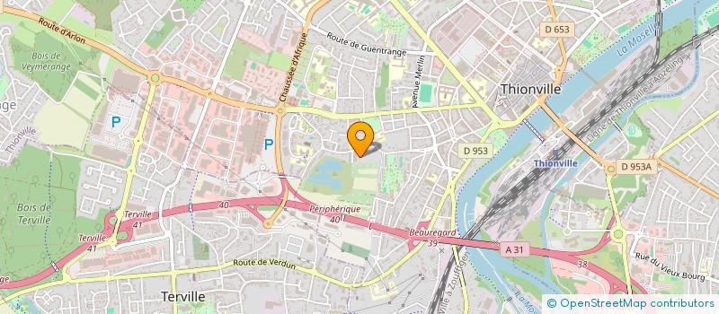 localisation de l'entreprise ACTY3F à THIONVILLE