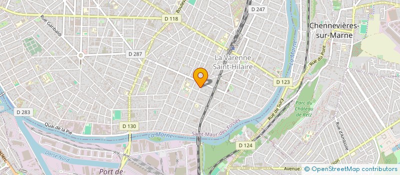 localisation de l'entreprise ACTYS CONSEIL à SAINT-MAUR-DES-FOSSES