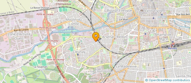 localisation de l'entreprise ACTYV à RENNES