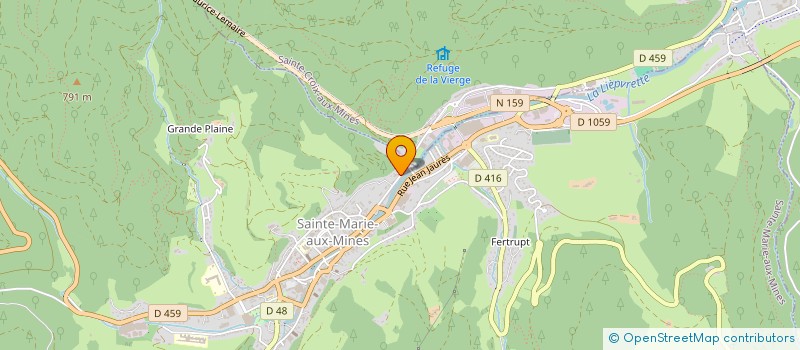 localisation de l'entreprise ACUADRADO  SAINTE-MARIE-AUX-MINES