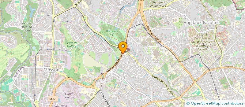 localisation de l'entreprise ACUALITES DOCUMENTATION CONSEILS à MONTPELLIER