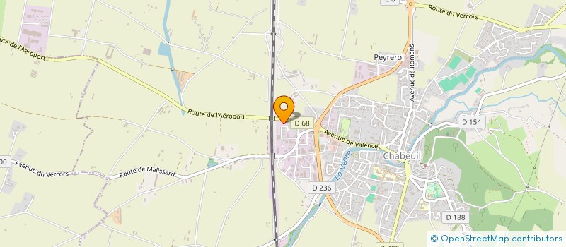 localisation de l'entreprise ACUAVIDA à CHABEUIL