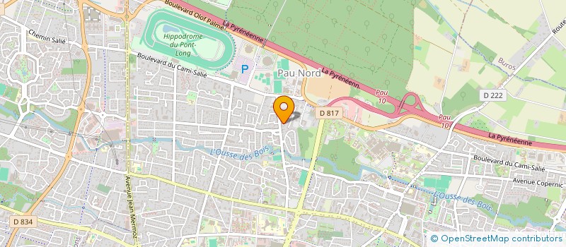 localisation de l'entreprise ACUB IMMOBILIER à PAU