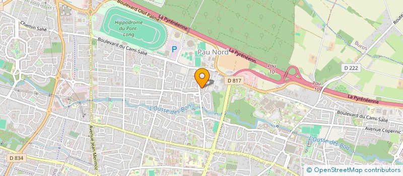 localisation de l'entreprise ACUB INVEST à PAU
