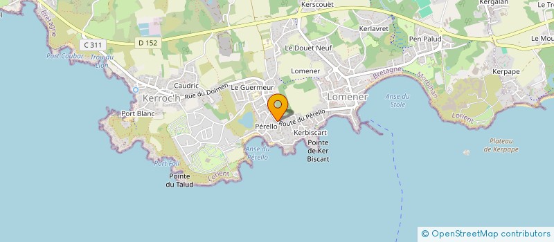 localisation de l'entreprise ACUBE  PLOEMEUR