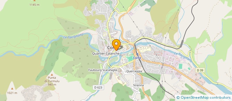 localisation de l'entreprise ACULA MUNTAGNOLA à CORTE