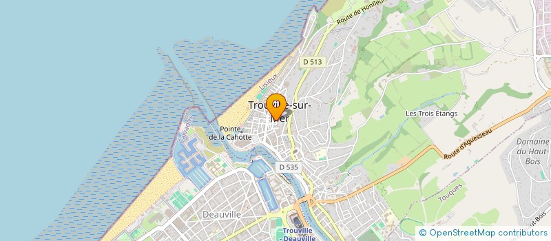 localisation de l'entreprise ACUMEN FORMATIONS à TROUVILLE-SUR-MER