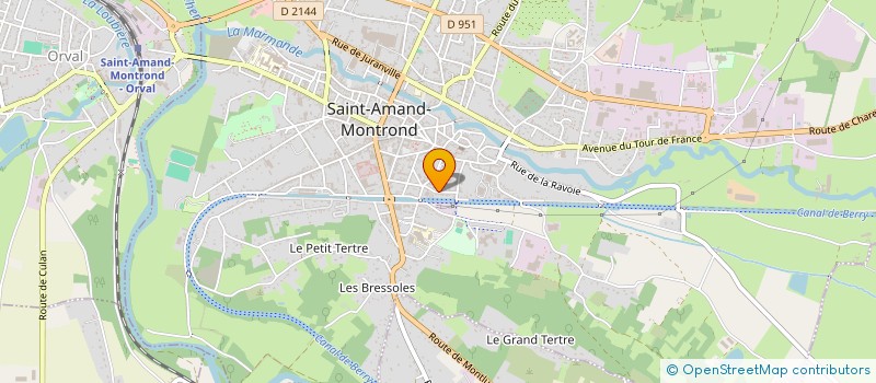 localisation de l'entreprise ACUNA MATATA UN SOURIRE, UNE ETOILE à AINAY-LE-VIEIL
