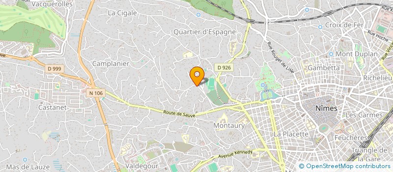 localisation de l'entreprise ACUNIMES  NIMES