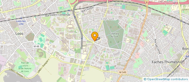 localisation de l'entreprise ACURIA CERTIFICATION à LILLE