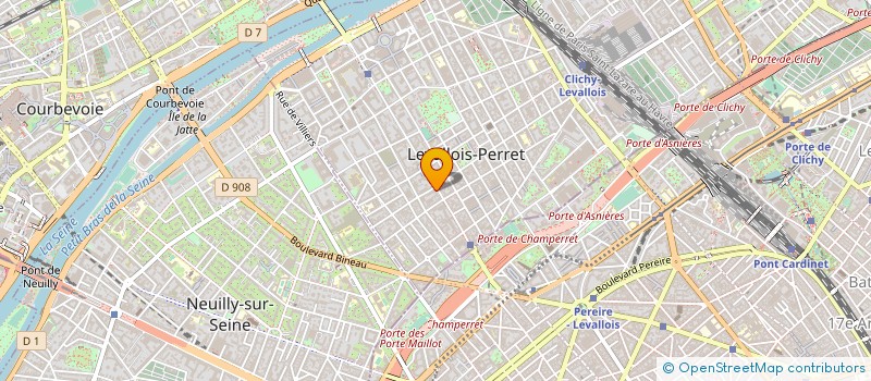 localisation de l'entreprise ACUTENZ à LEVALLOIS-PERRET