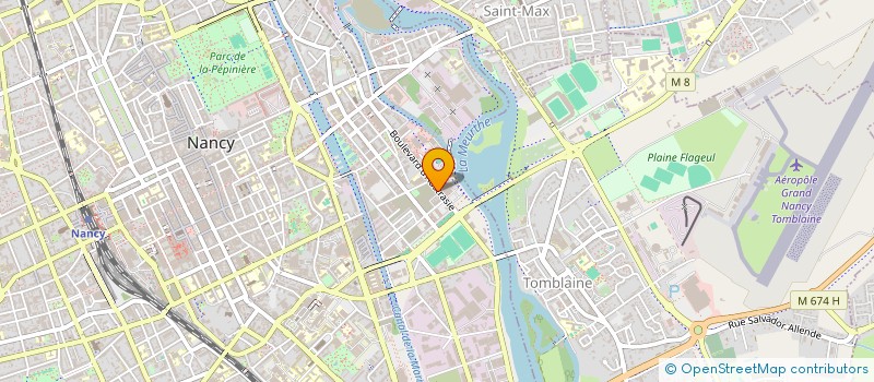 localisation de l'entreprise ACUTESSE  NANCY