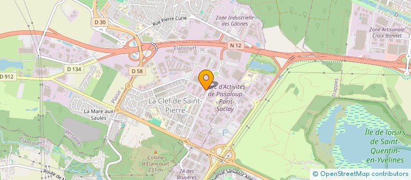 localisation de l'entreprise ACUTRONIC FRANCE SAS à ELANCOURT