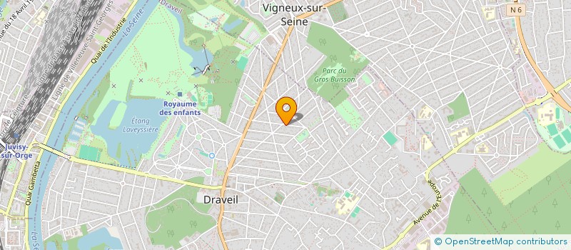 localisation de l'entreprise ACUTUM à DRAVEIL