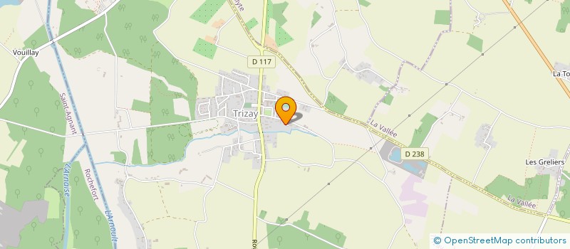 localisation de l'entreprise ACV 17  SAINT-PORCHAIRE