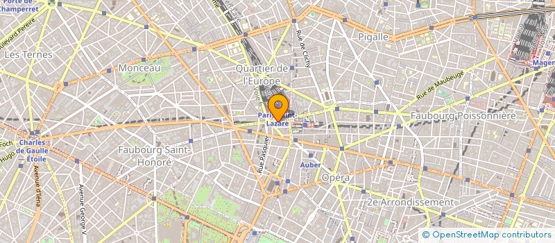 localisation de l'entreprise ACV  PARIS