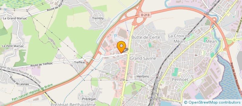localisation de l'entreprise ACV à TRIGNAC