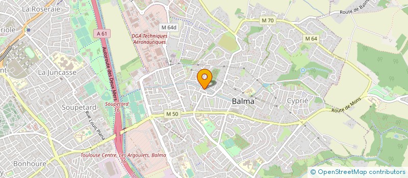 localisation de l'entreprise ACV AMENAGEMENTS à BALMA