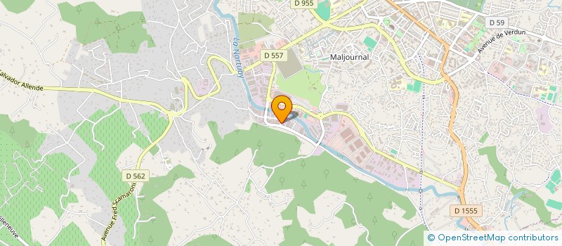 localisation de l'entreprise ACV AUTO à DRAGUIGNAN