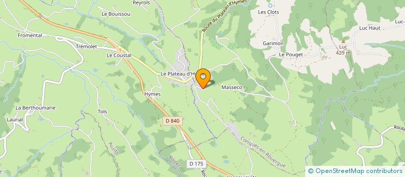 localisation de l'entreprise ACV COMPANY  CONQUES