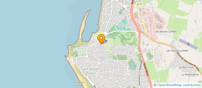 localisation de l'entreprise ACV CONSULTANT à SAINT-BREVIN-LES-PINS