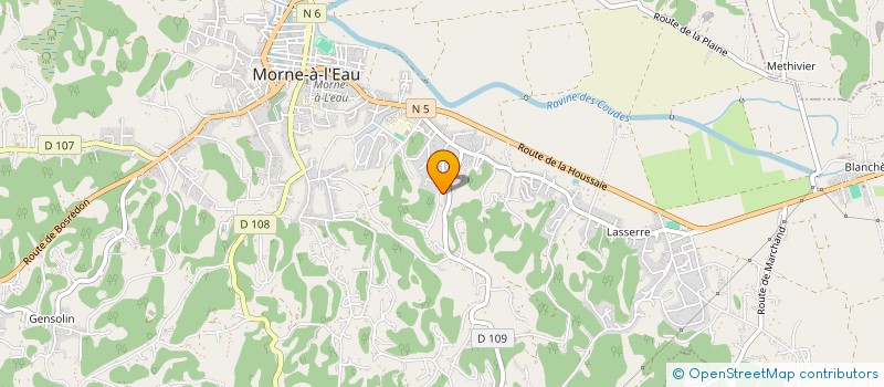 localisation de l'entreprise ACV MULTISERVICES à MORNE A L EAU
