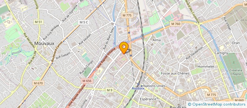 localisation de l'entreprise ACVD MEDIAS  TOURCOING